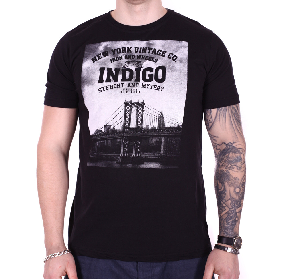 Футболка StrongMan Indigo f0318/4 Чорна M