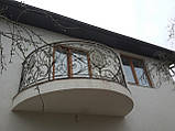 Кований балкон. Огородження балкона., фото 4