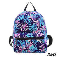 Женский мини-рюкзак с пальмовыми ветками 2