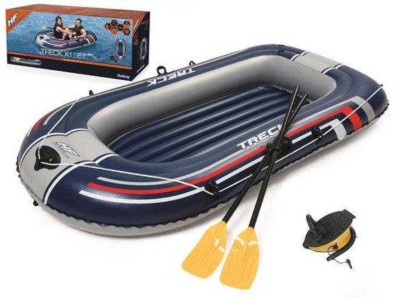 Bestway надувний човен 61083 Hydro-Force Raft Set (228х121 см.) з веслами і насосом, фото 2