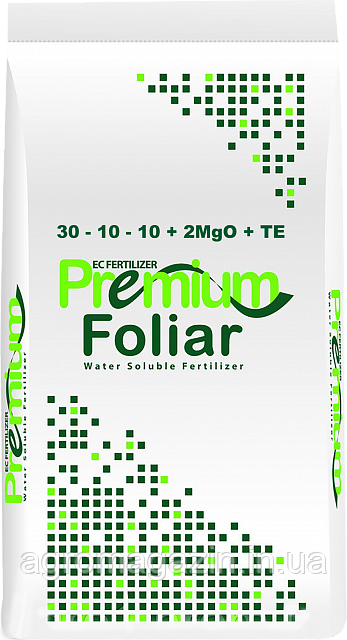 Premium foliar 30-10-10 + 2MgO + МЕ (2кг)