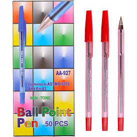 Ручка кулькова 927 червона