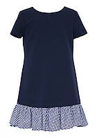 Сукня шкільна для дівчинки SLY 204/S/19 синя 134