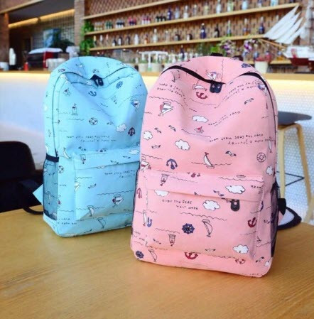 Рюкзаки з візерунком у корабочки