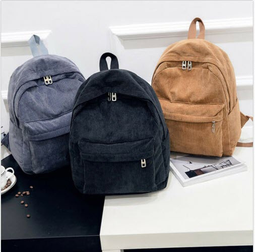 Вельветовий рюкзак унісекс