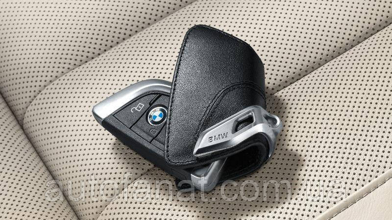 Футляр для ключів BMW, чорний шкіра оригінал (82292344033)