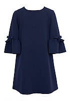 Сукня шкільна для дівчинки SLY 211/S/19 синя 146
