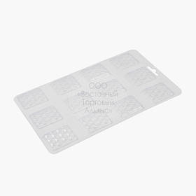 Блістерна форма для шоколаду — шоколадні мініплитки No2