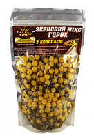 Прикорм 3KBaits Зерновой микс Горох с коноплей 400гр