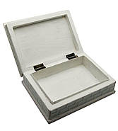 Скринька для прикрас із мозаїкою біла Індонезія, фото 2