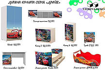Дитяче ліжко Kinder 31 Яхта, з ящиком для білизни, фото 3