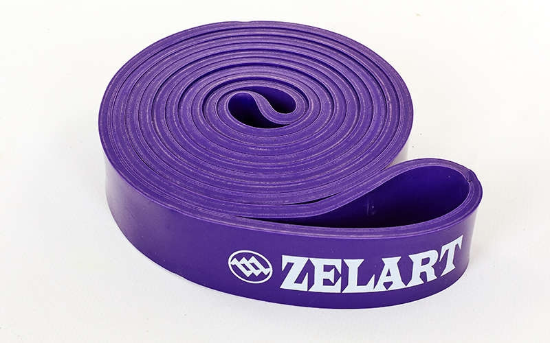 Гума для фітнесу та підтягувань Zelart Sport Power Bands 3917-V потужність M фіолетовий, фото 1