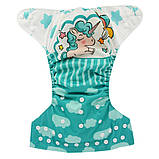 Підгузник трусики багаторазовий дитячий для плавання, басейну, моря "Єдиноріг", фото 2