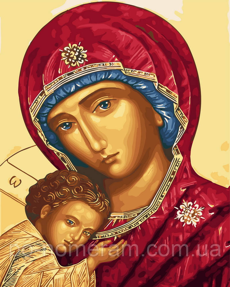 Акційна Картина за номерами Богоматір (BK-GX23010) 40 х 50 см, фото 1