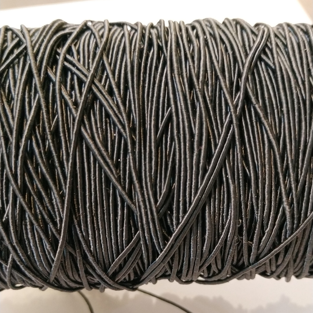 Мотузка, Шнур, Нитка, Чорний, Ювелірний шнур, 1.0 мм