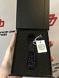 Брелок Mercedes-Benz Key Ring, Milano, Black Edition, Black / Blue, Swarovski, артикул B66953571, фото 5