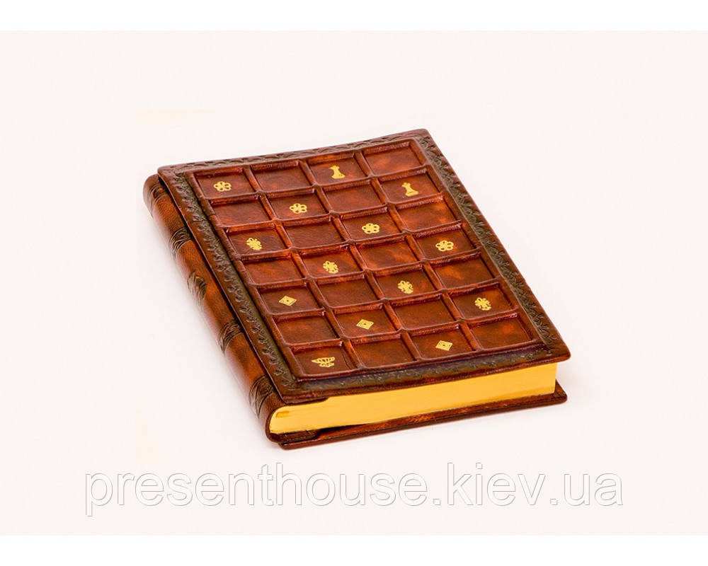 Щоденник шкіряний Італія Siena Gold 15*22 см