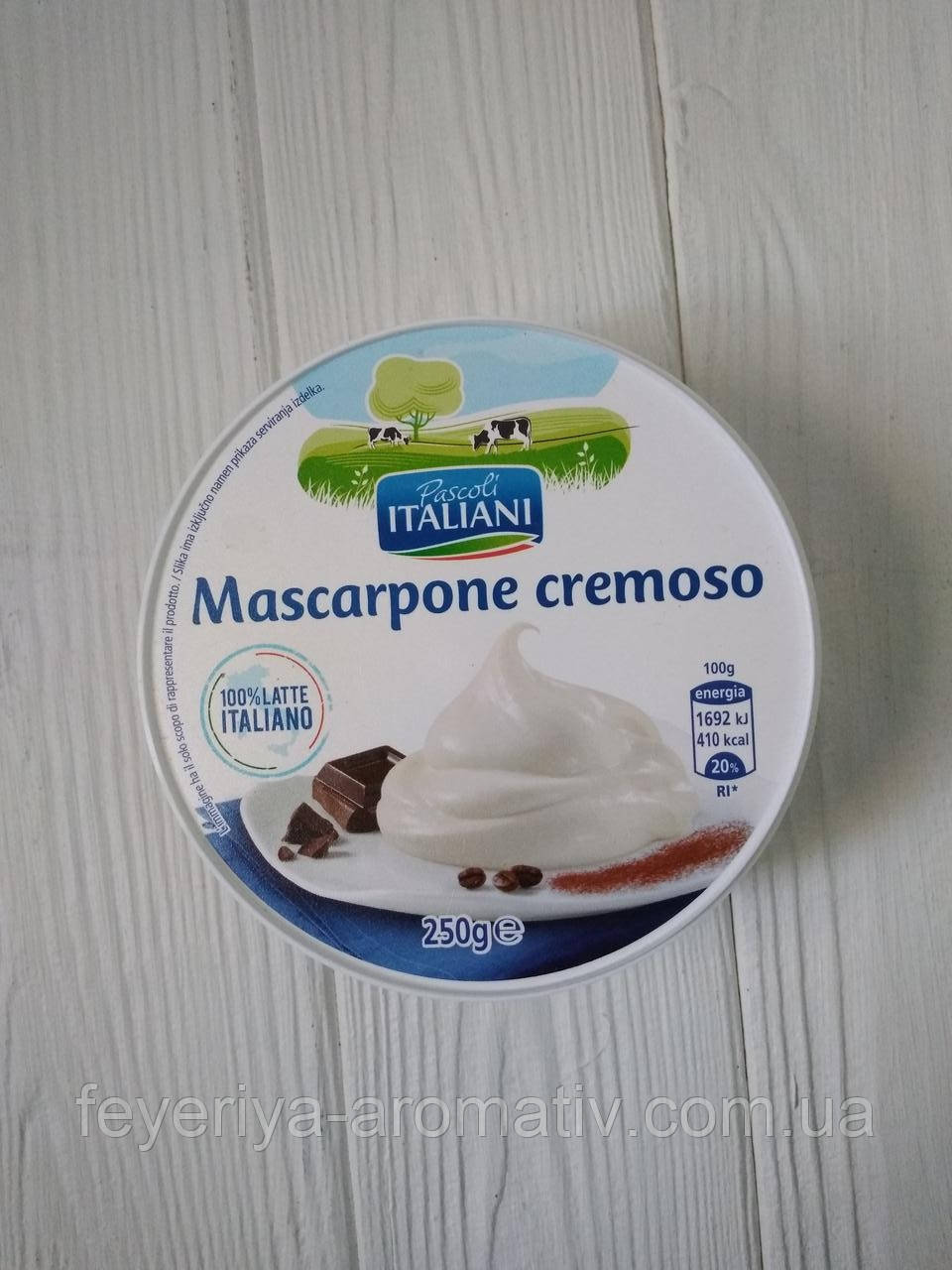 Сир маскарпоне Pascoli Italiani Mascarpone cremoso, 250гр (Польща)