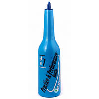 Пляшка для флейрингу, синій із написом, ударостійкий пластик, Co-Rect