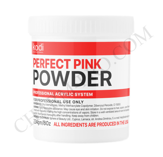 Базовий акрил рожево-прозорий Perfect Pink Powder Kodi (224г)