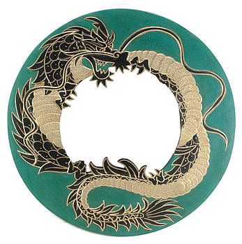 Дзеркало мозаїчне "Дракон" (d-40 см)