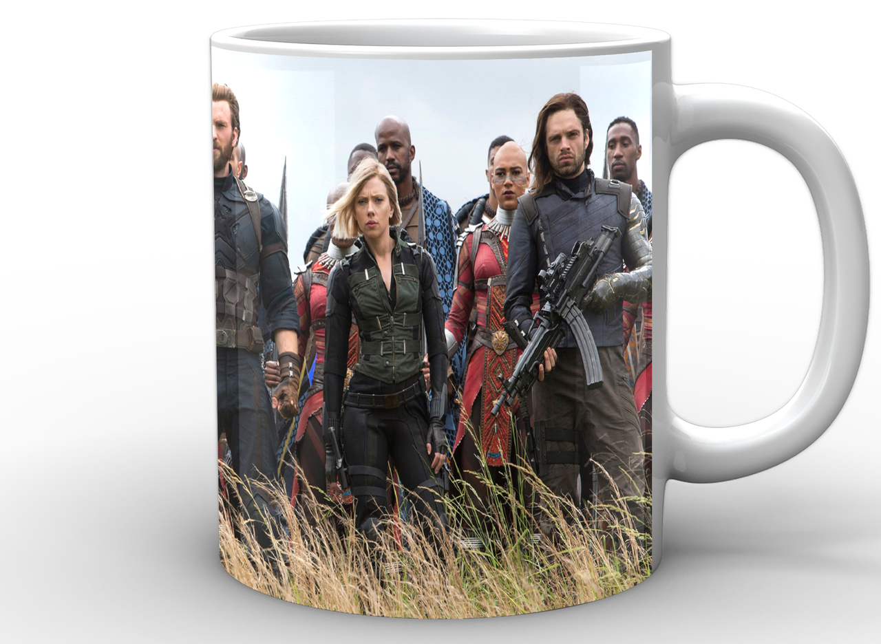 Кухоль GeekLand білий Avengers Месники перед боєм AG.02.008, фото 1