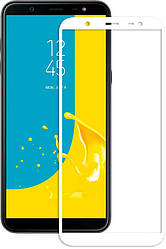 Захисне скло Mocolo для Samsung Galaxy J8 (2018) J810 Full Cover White (0.33 мм)