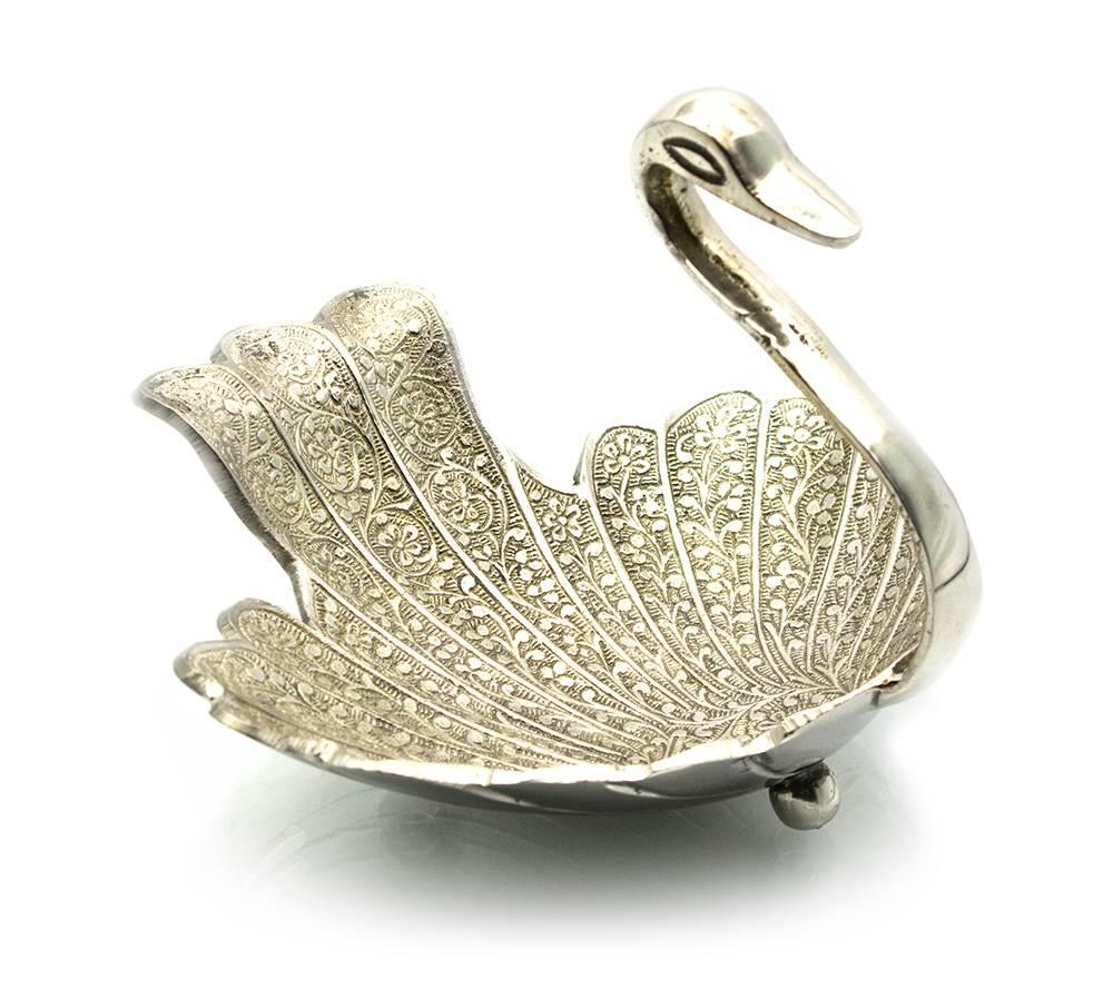 Менажниця "Лебідь" хром (13,5х16,5х17,5 см), фото 1