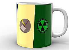 Кружка GeekLand біла Avengers Месники лого AG.02.011