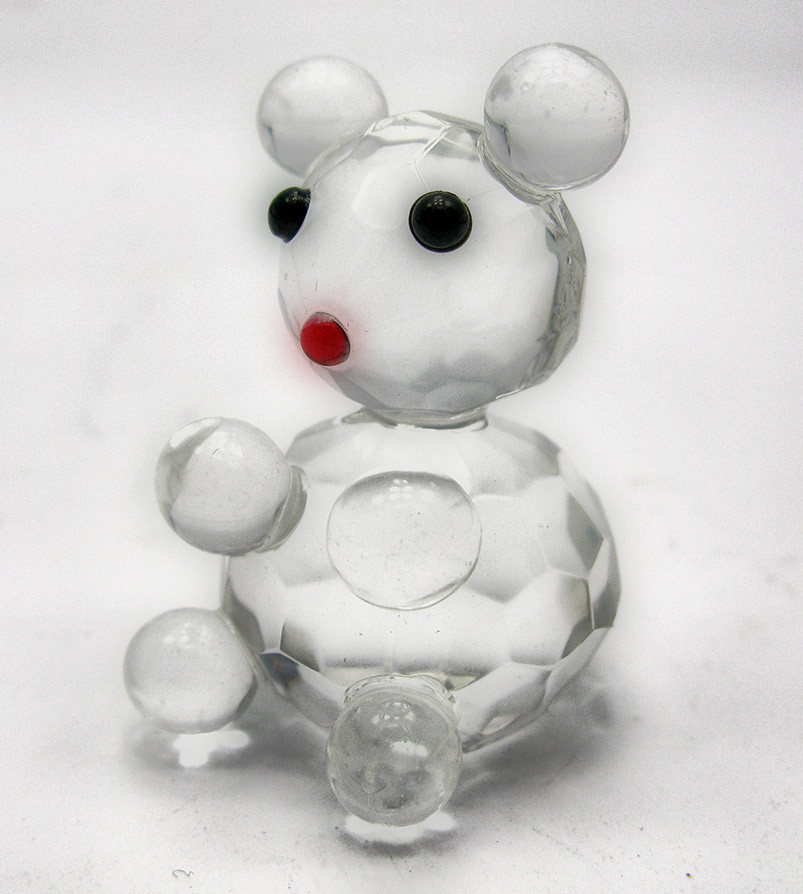 Ведмідь кришталевий (6х4х4 см), фото 1
