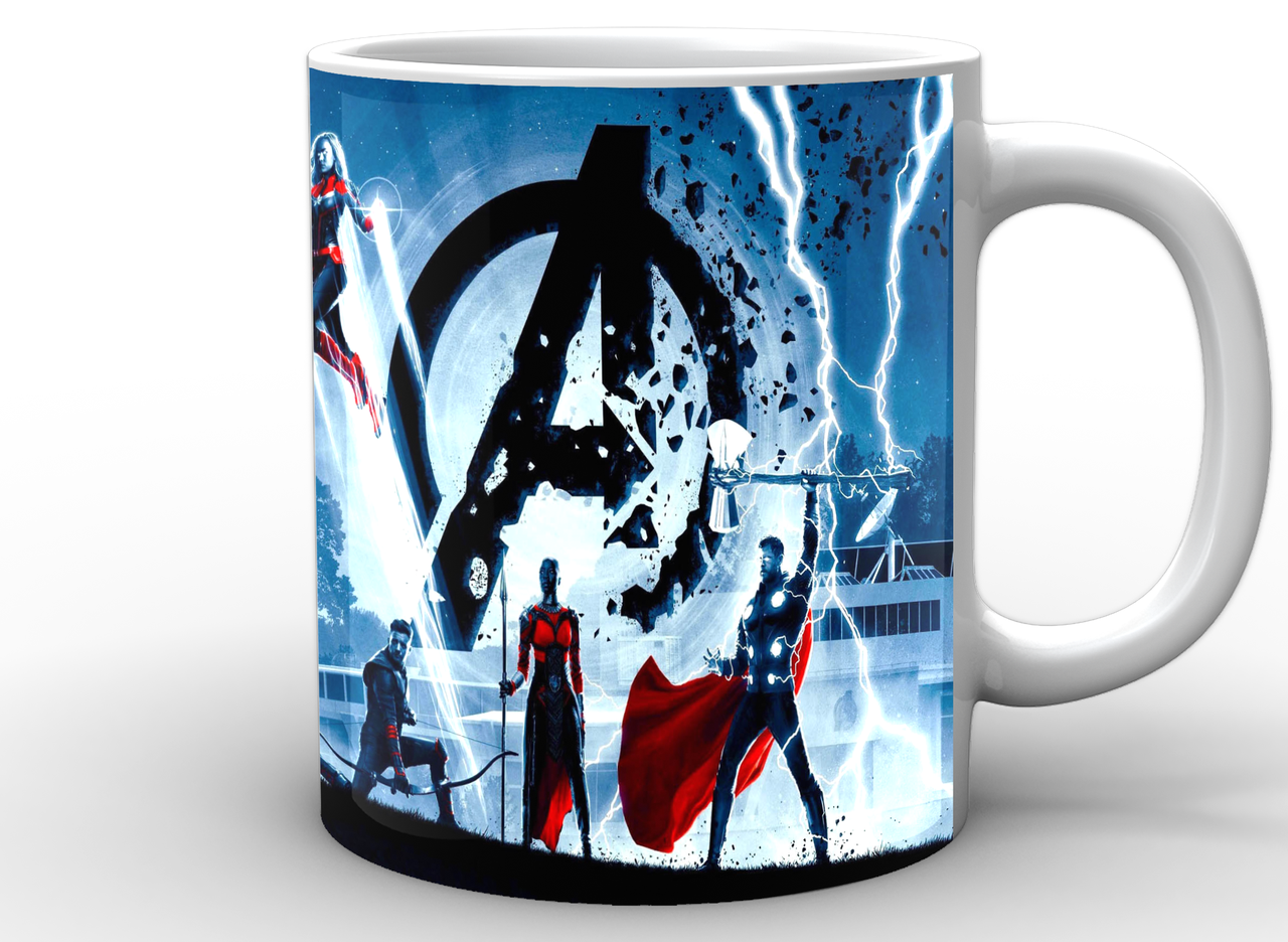 Кухоль GeekLand білий Avengers Месники фан арт AG.02.015, фото 1
