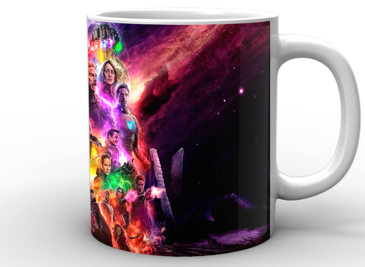 Кухоль GeekLand білий Avengers Месники персонажі AG.02.016, фото 1