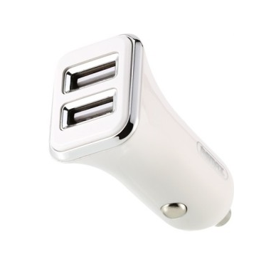 USB Car Charger 2.4 A 2*USB Remax RCC-203 White