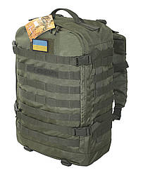 Тактичний, штурмовий суперкріпкий рюкзак 32 літра олива. Кордура 1100 ден