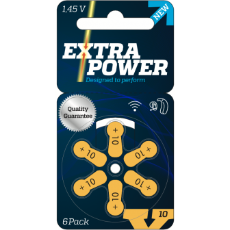 Батарейки для слухових апаратів 10 ExtraPower (Англія)