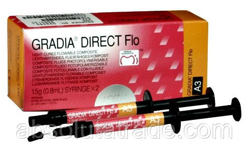 ГРАДИА ДИРЕКТ Флоу (GRADIA DIRECT Flo) шпр. 1,3 г. — рідкозапальний композит