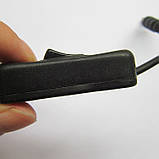 DC-DC кабель , роз'єм живлення (Тато-Мама) з вимикачем 5.5 x 2.1 мм чорний, фото 2
