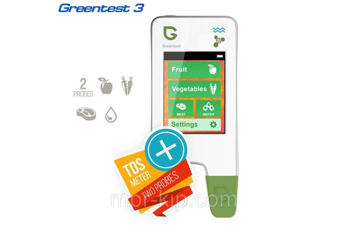 Нітрат-Тестер і вимірювач жорсткості води (GreenTest + tds-meter) GreenTest 3 ANMEZ, фото 1