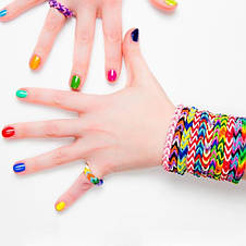 Оригінальний набір для плетіння гумками Loom bands, фото 4