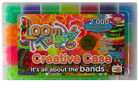 Оригінальний набір для плетіння гумками Loom bands