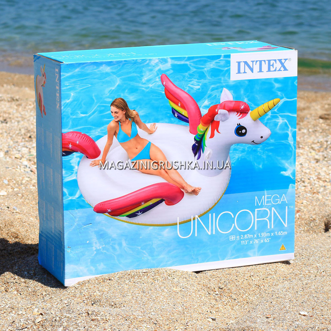 Надувний пліт Intex 57281 Мега-острів Єдиноріг Mega Unicorn Island