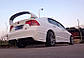 Спойлер багажника 3-складовий Honda Civic седан 2006-2011 р. в. стиль Mugen, фото 5