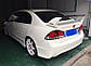 Спойлер багажника 3-складовий Honda Civic седан 2006-2011 р. в. стиль Mugen, фото 6