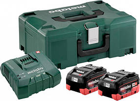 Базовий комплект Metabo 2 x LiHD 8.0 Ah ASC Ultra + ML