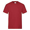 Чоловіча футболка щільна 100% бавовна ЧЕРВОНИЙ 61-212-40 S, фото 4
