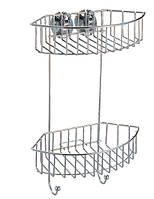 ПОЛОЧКА-сітка подвійна на присосках TRENTO ТС