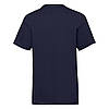 Дитяча футболка для хлопчиків легка 100% бавовна Глибокий Темно-синій 61-033-AZ 12-13, фото 2