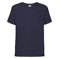 Детская футболка для мальчиков мягка Глубокий Тёмно-синий, 104