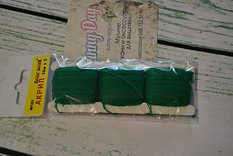 Акрил для вишивки, колір зелений