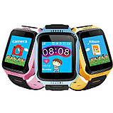 Дитячі розумні годинник Smart Baby Watch G900A з GPS, сині, фото 4